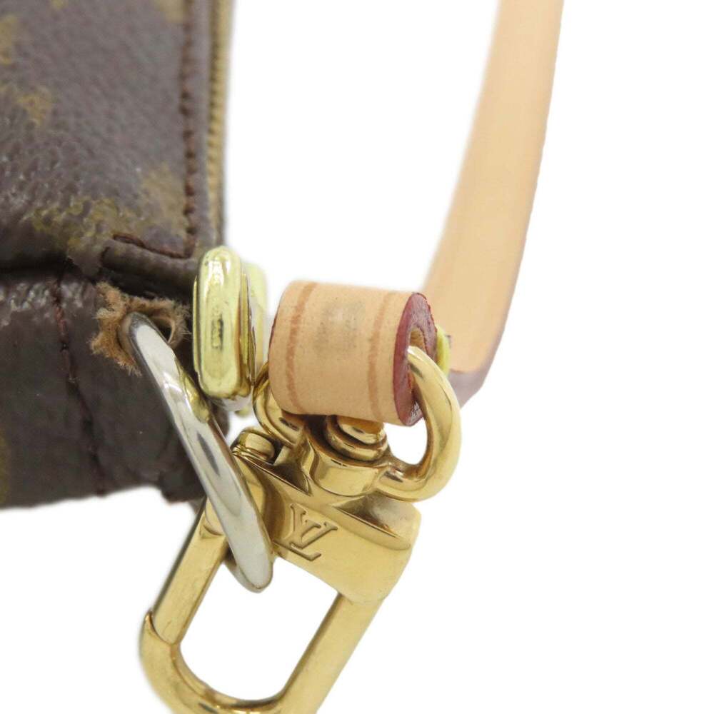 LOUIS VUITTON Brown Monogram Canvas Pochette Pouch - Picture 10 of 14